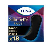 Compresas Mini Silhoutte Noir 18 Un