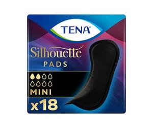 Compresas Mini Silhoutte Noir 18 Un