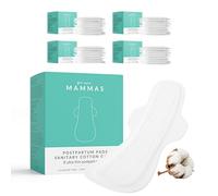 Compresas Postparto Algodon 100 Por Cien 32 Unidades Ultra Absorbentes Hipoalergenicas Sin Cloro Compresas Postnatales Maternidad Protección Suave Recuperación Postparto Higiene Intima Mama