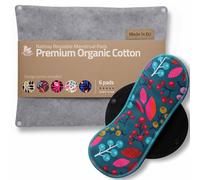 Compresas reutilizables en algodón orgánico para flujo ligero (S+M, 6 uds.); lavables a alta T°, HECHAS EN LA UE; suaves y no irritantes, compresas de tela para una higiene menstrual cómoda de mujeres