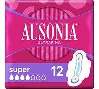 Compresas Super con Alas Ausonia (12 uds)