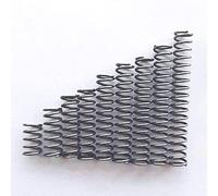 compresión amortiguadora Resortes comprimidos de 1.8x18mm, diámetro de alambre de 1.8 mm x 18 mm de diámetro exterior x (15-50) mm Longitud libre, manantiales comprimidos de acero de resorte, 10pcs ca