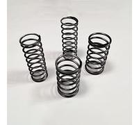 compresión amortiguadora Resortes comprimidos de 1.8x25mm, diámetro de alambre de 1.8 mm x 25 mm de diámetro exterior x (15-50) mm Longitud libre, manantiales comprimidos de acero de resorte, 10pcs ca