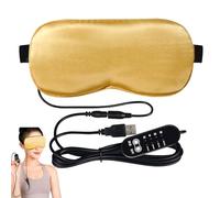 Compresión de cálculo de ojos eléctricos: almohadilla de calentamiento ajustable para ojos secos, máscara de calor de ojos reutilizable | Terapia de calmante para fatiga visual, tensión, viaje y uso d