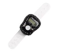 COMPRESIÓN DE TALLY FINGER - Clicker de números de 5 dígitos | LCD Digital Ring con restablecimiento manual | Grabador electrónico de torre para eventos de pista, perlas de