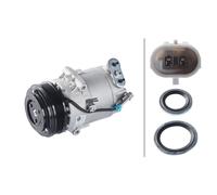 Compresor Aire Acondicionado 12 V Ø 110 mm HELLA 5SL12C para OPEL CORSA