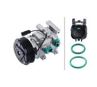 Compresor Aire Acondicionado 12 V HELLA Ø 113 mm 6 Canales