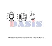 Compresor Aire Acondicionado Apto para Audi A4 Avant 8E5 B6 8ED B7 8H7 8HE 8E2