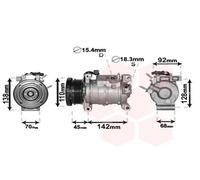 Compresor Aire Acondicionado Compresor de Apto para BMW X5 E70 X6 E71 E72