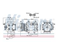 Compresor Aire Acondicionado Compresor de Apto para JAGUAR S-TYPE X200