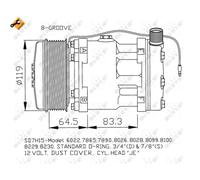 Compresor, aire acondicionado EASY FIT NRF 32142