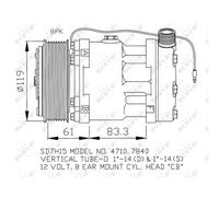 NRF 32132 Compresor, aire acondicionado