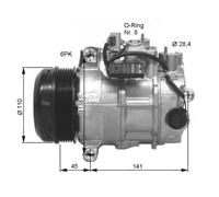 Compresor, aire acondicionado NRF 32676G