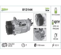 Compresor, aire acondicionado valeo para OPEL VIVARO A 2.0 CDTI 813144