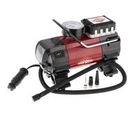 Compresor Aire Coche 12 V Airpress - Mini Compresor Portátil 27 L/min Sin Aceite con Manómetro - Inflador Ruedas Coche y Moto con Cable Largo, Hinchador Eléctrico Alta Potencia