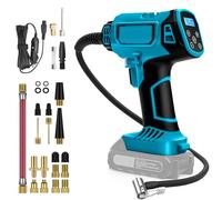 Compresor Compatible Con Makita 18 V, 160 Psi, Bomba De Aire Eléctrica Para Coche, Indicador De Presión Digital LED, Función De Apagado Automático, Ideal Para Bicicleta/coche/pelota