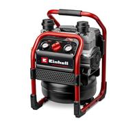 Einhell Professional Compresor con batería SILENZZO 36/210 Power X-Change (36 V, máx. 8 bar, depósito de 8 l, potencia de aspiración 210 l/min, manómetro, sin aceite, silencioso, sin batería)