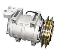 Compresor de A/C 22U9791711 22U-979-1711 compatible con excavadora Komatsu PC128US-2-A PC128US-2-AC PC128US-2-AT PC138US-2 portador de orugas CD110R-2 Grader GD555-3A GDD555-3A GDD555-30 C GD655-3A