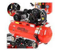 Compresor De Aceite 100 L 3,8 KM 480 L/min 8 Bar 230 V 2 Cilindros Horizontal