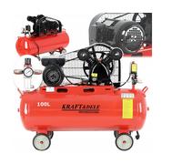Compresor De Aceite 100L 230V 3,8CV 480 L/min 2 Cilindros KD1472 Con