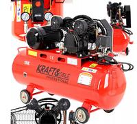 Compresor De Aceite 150 L 5,2 KM 8 Bar 400 V 2 Cilindros 290 L/min Transportable