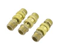 Compresor de aire 1/4 "PT rosca macho válvula de liberación de oro tono 3 pcs