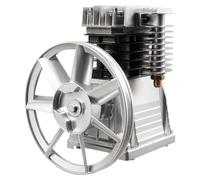 Compresor de aire 3HP, cabezal de bomba, 2,2 kW, dos cilindros, 150 PSI 250 l/min + silenciador para la industria ligera de ingeniería mecánica