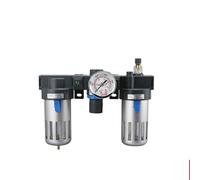 Compresor de aire AC2000/BC2000, regulador de filtro de aire, separador de aceite y agua, filtro de trampa, válvula reguladora, diferencial de presión(BC3000)