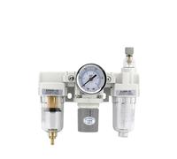 Compresor de aire AC3000, separador de aceite y agua, válvula reguladora de presión, procesador de fuente de aire comprimido triplex(White AC5000 10D)