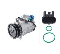 Compresor De Aire Acondicionado 12 V Ø 115 mm HELLA Para Mercedes Clase B