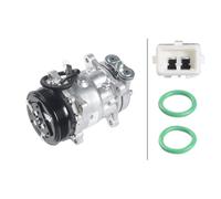 Compresor de Aire Acondicionado 12 V Ø 119 mm HELLA 5 Ranuras para CITROËN SAXO
