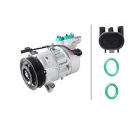 Compresor De Aire Acondicionado 12 V Ø110 Mm HELLA Para BMW 1 Ser