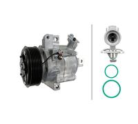 Compresor de Aire Acondicionado 12 V HELLA 100 mm 6 acanaladuras Ø100