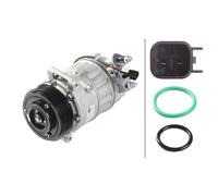 Compresor de aire acondicionado 12V Ø 110 mm HELLA para JAGUAR XJ