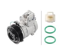 Compresor de Aire Acondicionado 24 V HELLA Ø130 mm 8 ranuras para MB ATEGO