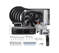 Compresor De Aire Acondicionado Eléctrico De 12V/24V - For Coche, Furgoneta, Hot Rod, Clásico. Pieza De Repuesto For Compresor De Aire Acondicionado De Coche.(Cool and Heat 12V)