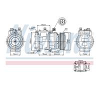 Compresor De Aire Acondicionado Para Land Rover Discovery II L318 LT_ RANGE LP