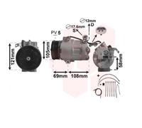 VAN WEZEL Compresor, aire acondicionado para MERCEDES-BENZ OPEL: Astra, Zafira (Ref: 3700K427)