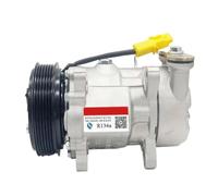 Compresor de aire acondicionado SD6V12, compatible con Peugeot 206 1412 1431 6453CN 6453EH 6453FS 6453JG 6453JK 699690 699190 40405087 9611111780 9628239480