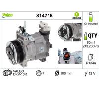 Compresor de aire acondicionado Valeo 814715 para SUBARU