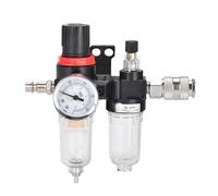 Compresor de aire AFC2000 1/4, separador de aceite y agua, filtro regulador, trampa, válvula reductora de presión for aerógrafo(AFC-EU(SMPM))