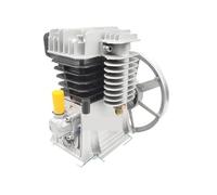 Compresor de aire Cabezal de bomba de doble cilindro 65, cabezal de bomba de doble cilindro tipo pistón de 2,2 KW 1300 rpm Estructura de cabezal de varilla de 1 etapa 11 para profesionales y aficionad