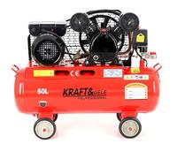 Compresor de Aire Comprimido 50L 2-Kolben 8 BAR Ölgeschmierter Druckluftgerät