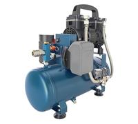 Compresor de aire comprimido para batería Makita de 18 V, compresor de aire portátil, presión de trabajo de 7,5 bares, capacidad de botella de gas de 9 l, inflado rápido para herramientas neumáticas