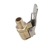 Compresor de aire de metal portabrocas de aire inflador de neumáticos con conector de abrazadera para reparación automática de mangueras, portabrocas de inflado