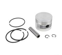 Compresor de aire del metal para el kit del pistón con los anillos Pin y los circlips para las piezas de reparación de la bomba neumática plata negro 42m m (90mm)