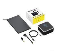 Compresor de aire eléctrico inalámbrico portátil para neumáticos de coche, inflador de parada automática con flujo rápido de 25 l/min, fuente de alimentación dual, luz LED, modos para bola de