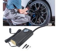 Compresor de aire eléctrico portátil inflador de neumáticos 120 W 150 PSI | Infla rápidamente neumáticos y pelotas deportivas con un potente motor de 120 W que proporciona un flujo de aire de hasta 50