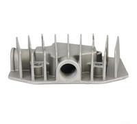 Compresor de aire en X cabezal para refrigeración 48 de 72 mm, distancia del agujero central, rosca G1/2 pulgadas, cilindro de aluminio fundido compatible con cubierta de pieza de repuesto