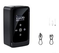 Compresor de aire inalámbrico de la pantalla digital del inflador del neumático portátil con la fuente de alimentación dual de la luz llevada para los